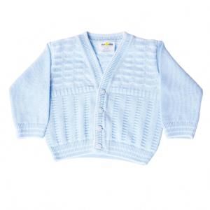 NEW DOLCE GOCCIA baby boys noah knit cardigan in blue/white
